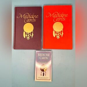 Medicine Cards: The Discovery of Power w 2 Books, by Sams & Carson See Notes